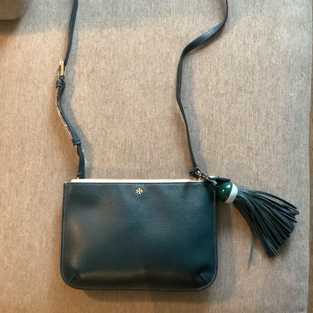 Green Tory Burch Crossbody Purse